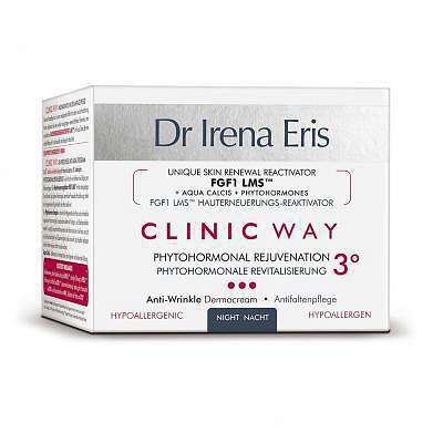 Clinic Way Dermo Krém pr.vráskám 3° noční 50ml
