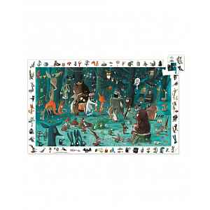 Djeco Vyhledávací puzzle Lesní orchestr - 35 pcs