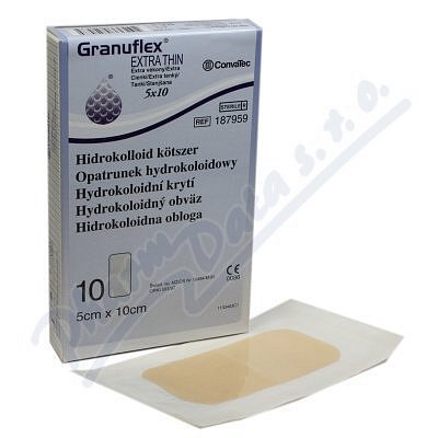 Granuflex E-THIN 5x10cm 10ks