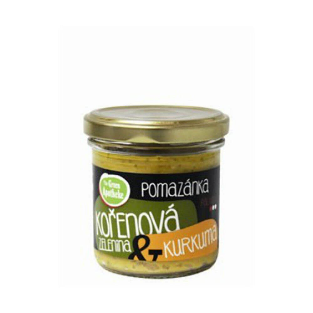 GREEN APOTHEKE Pomazánka kořenová zelenina a kurkuma 140 g