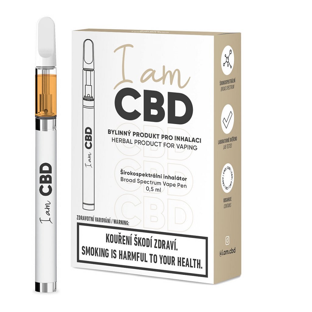 I am CBD inhalátor širokspektrální CBD original 1ks