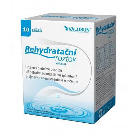 Rehydratační roztok Valosun 10 sáčků
