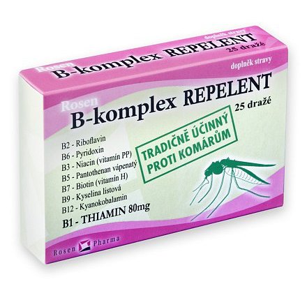 Rosen B-komplex REPELENT dražé 25