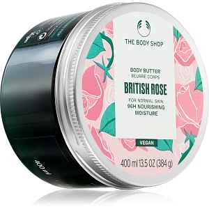 The Body Shop British Rose Body Butter tělové máslo s vůní růží 400 ml