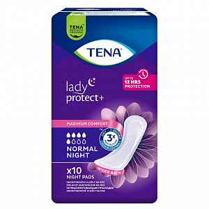 TENA Lady normal night inkontinečni vložky 10 kusů 760765