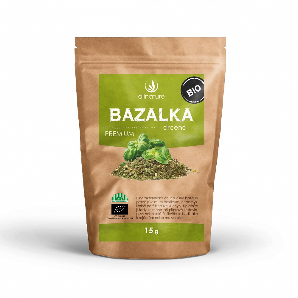 ALLNATURE Bazalka drcená BIO 15 g