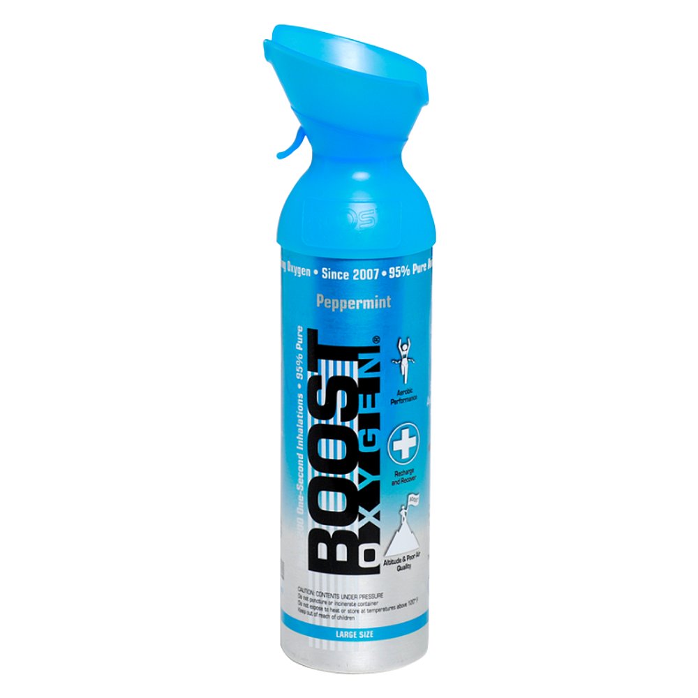 BOOST OXYGEN Peppermint inhalační kyslík v plechovce 9 l