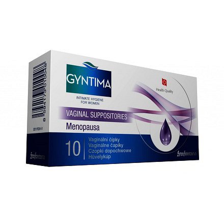 Fytofontana Gyntima vaginál. čípky Menopausa 10ks
