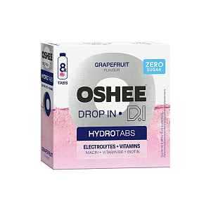 OSHEE Drop in hydro tabs zero elektrolyty grapefruit 8 tablet