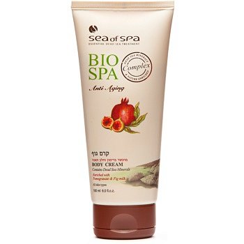 Sea of Spa Bio Spa tělový krém s granátovým jablkem a fíkem  180 ml