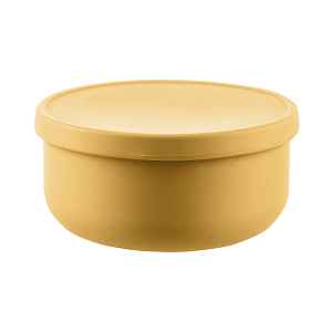 Zopa Silikonová miska s víčkem, Mustard Yellow 4