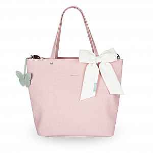 Beztroska Matylda taška s mašlí pink powder