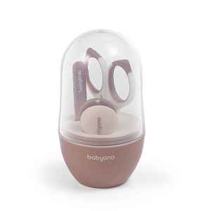 BABYONO Set na dětskou manikúru Beige