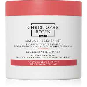 Christophe Robin Regenerating Mask with Prickly Pear Oil regenerační maska pro suché, poškozené a chemicky ošetřené vlasy 250 ml