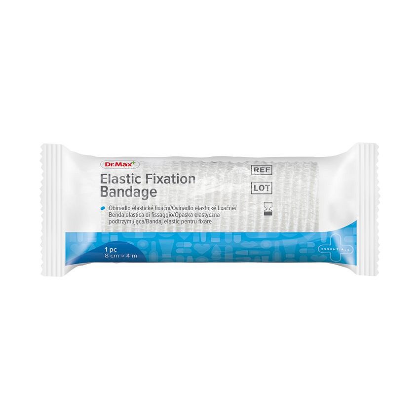 Dr.Max Elastic Fixation Bandage 8 cm x 4 m 1 ks