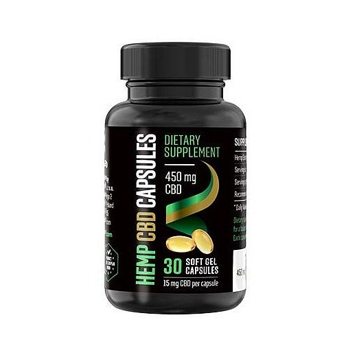 Reakiro CBD Gelové kapsle 450 mg 30 kapslí