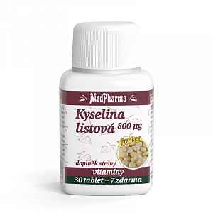 MedPharma Kyselina listová 800 mcg tablety 37