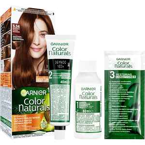 Garnier Color Naturals Creme barva na vlasy odstín 5.34 Mahagony Brown 1 ks
