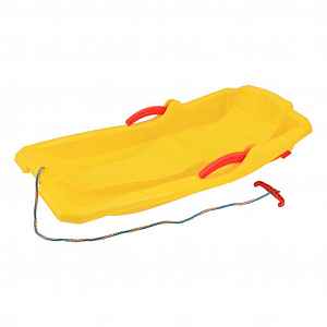 Baby Mix Plastové boby s brzdami  KAROL žluté