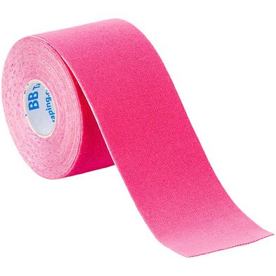BB Tape Kineziologický tejp 5cmx5m -růžová