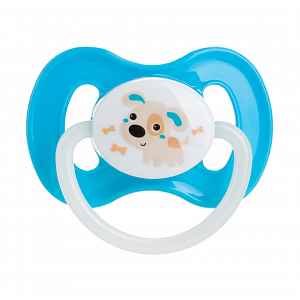 Canpol babies Svítící kaučukový dudlík třešinka 6–18m 1 ks modrý