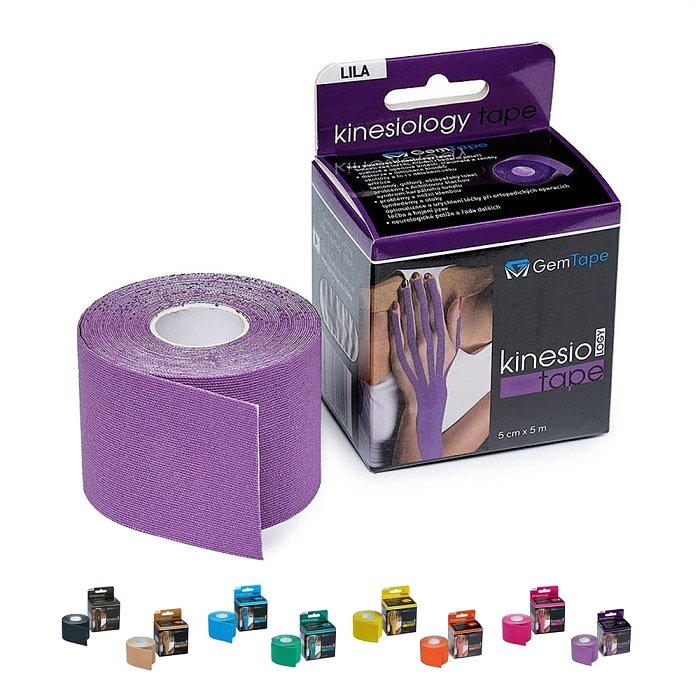 GM kinesiology tape 5cmx5m lila