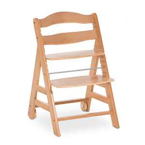 Hauck Beta+ B dřevěná židle, Natural