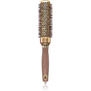 Olivia Garden Expert Blowout Speed Gold&Brown kulatý kartáč na vlasy 35mm 1 ks