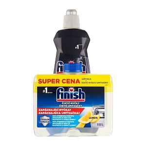 Finish Čistič myčky Lemon + leštidlo na nádobí Regular 650 ml