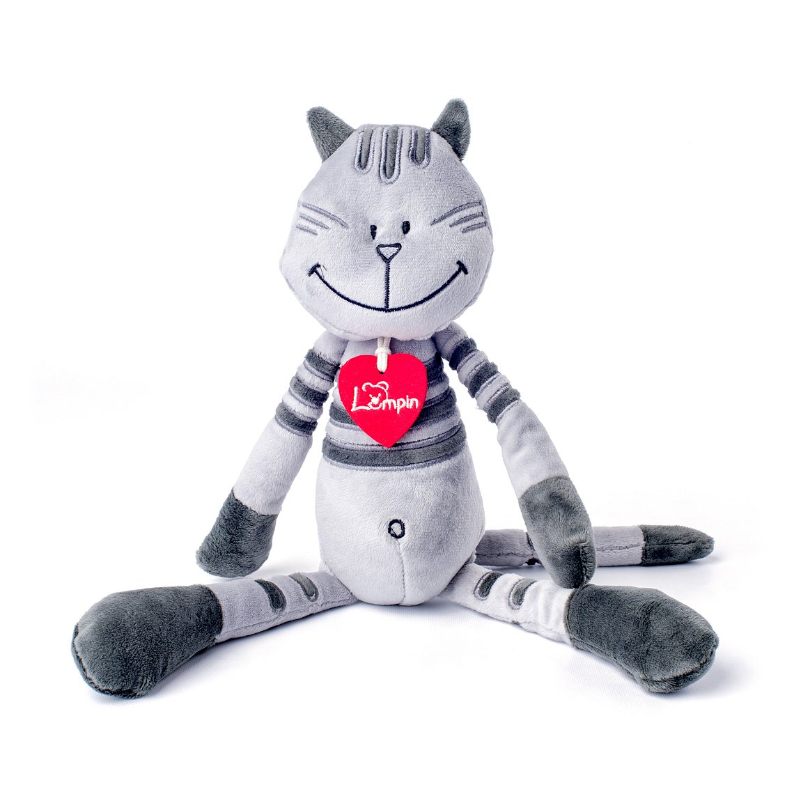 LUMPIN Kocour Matteo, střední - šedý (38 cm)
