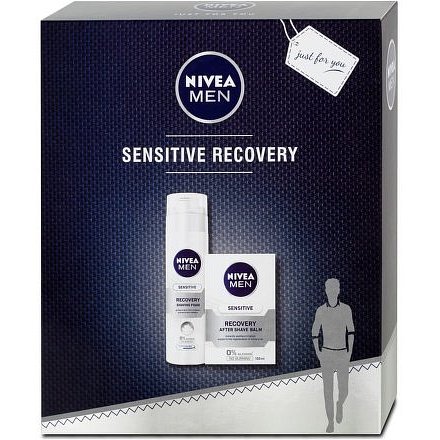 Nivea pro muže Recovery balzám 200 ml + holící pěna 100 ml dárková sada