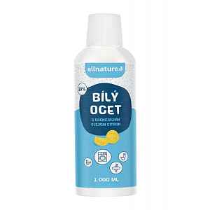 Allnature Bílý ocet 10% s vůní citrónu 1000 ml