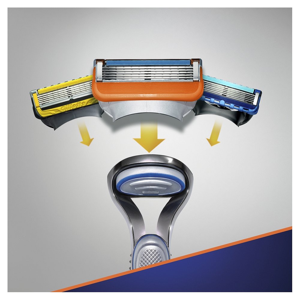 Gillette Dárková Sada Fusion5 Holicí strojek + Sensitive gel na holení 2 ks