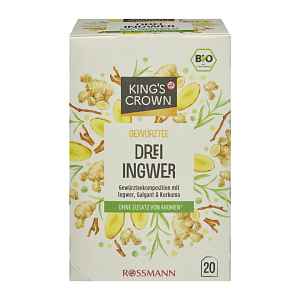 King's Crown BIO Zázvorový čaj 40 g