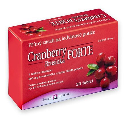 Rosen Cranberry Brusinka FORTE tablety 30