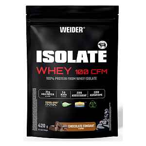 WEIDER Isolate whey 100 cfm čokoládový fondán 420 g