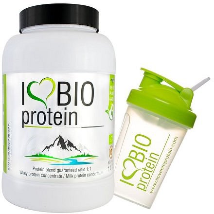 I Love BIO Protein 1,4kg čokoláda + šejkr I Love BIO 400ml zdarma