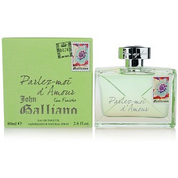 John Galliano Parlez-Moi d'Amour Eau Fraîche toaletní voda pro ženy 80 ml