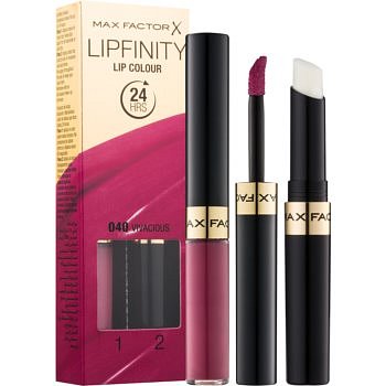 Max Factor Lipfinity dlouhotrvající rtěnka s balzámem odstín 040 Vivacious