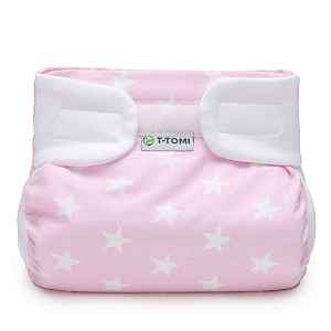 T-tomi Ortopedické abdukční kalhotky suchý zip 3–6 kg 1 ks pink stars