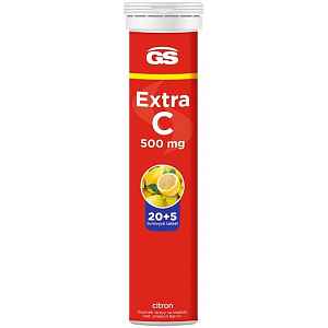 GS Extra C 500 šumivý citron tbl. 20+5
