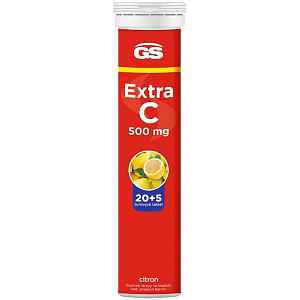 GS Extra C 500 šumivý citron tbl. 20+5
