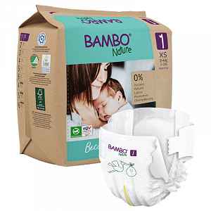 Bambo Nature 1 Děts.plen.kalh.paper Bag 2-4kg 22ks