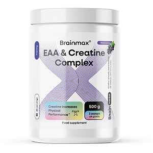 BrainMax® EAA & Creatine Complex, Blackcurrant, 500 g