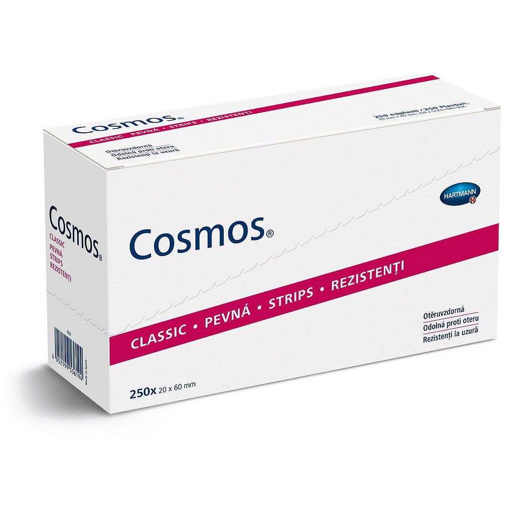 COSMOS Pevná náplasti strips 60 x 20 mm 50 x 5ks