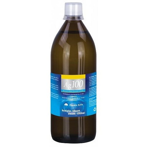 Koloidní stříbro Ag100 50ppm 1000ml