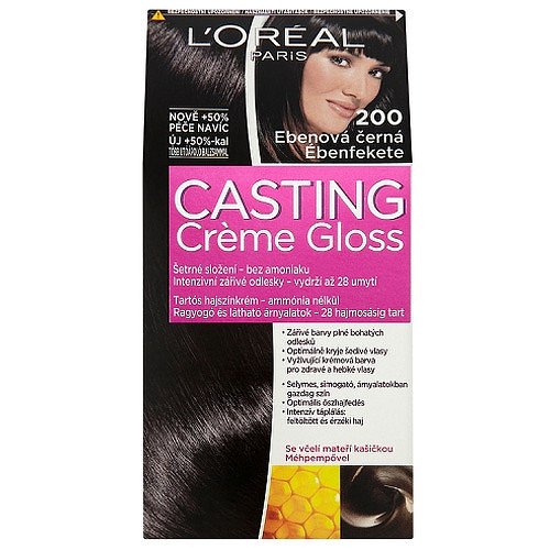 L'Oréal Paris Casting Crème Gloss barva na vlasy 100 Temně černá