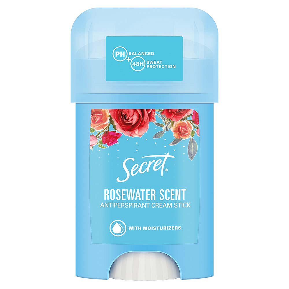 SECRET Krémový antiperspirant Rosewater 40 ml