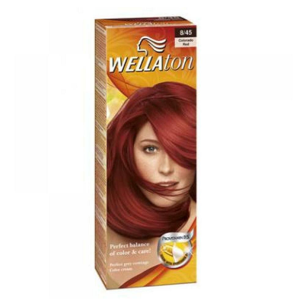Wellaton barva na vlasy 845 granátově červená+sérum