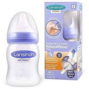 LANSINOH kojenecká láhev 160ml s NaturalWave savičkou (S)